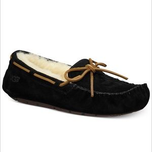 Black UGG Dakota Moccasins